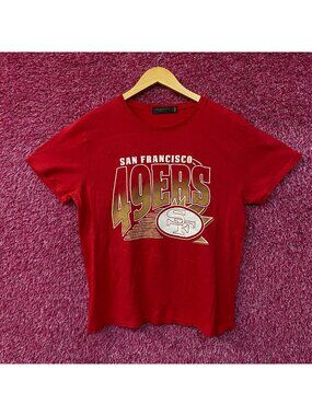 Junk Food NFL San Francisco 49ers Women Red Short Top Medium